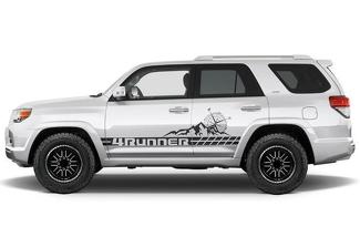 Toyota 4runner (2010-2017) Custom Vinyl Decal Wrap Kit - Mountain Stripe