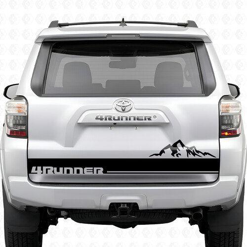 4Runner Mountain Stripes Tailgate Vinyl Decal Sticker for Toyota 4Runner 2010-2017_1