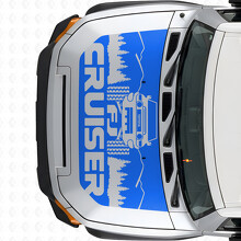FJ Cruiser Forest Mountain Hood Vinyl Decal Sticker for Toyota FJ Cruiser_2