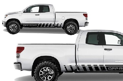 Off Road Side Stripes Vinyl Decal For Toyota Tundra 2007-2013