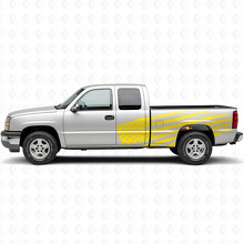 Distressed American Flag Side Bedside Door Vinyl Decal Sticker for Chevrolet Silverado 1999-2007_5