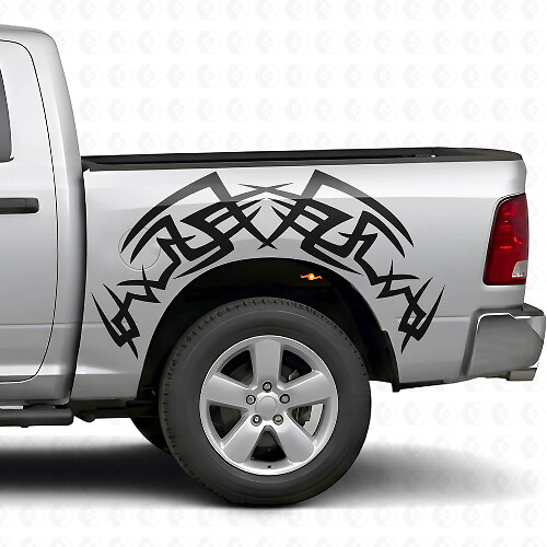 Tribal Bed Side Vinyl Decal Kit for Dodge Ram 1500/2500 2009-2018