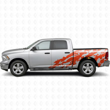 Destroyed Style Side Vinyl Decal Sticker for Dodge Ram 1500_4