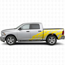 Destroyed Style Side Vinyl Decal Sticker for Dodge Ram 1500_5