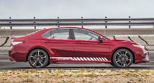 Racing Side Stripes Vinyl Decal Kit for Toyota Camry 2012-2018
