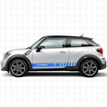 Branded Racing Stripes Side Vinyl Decal Sticker for MINI Paceman_2