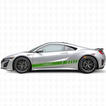Racinng Stripes Side Vinyl Decal Sticker for Acura NSX_3