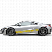 Racinng Stripes Side Vinyl Decal Sticker for Acura NSX_5