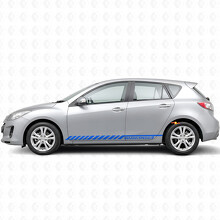Racing Graphic Stripe Car Side Vinyl Decal Sticker for Mazdaspeed 3 2007 - 2013_2