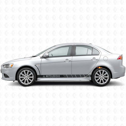 Racing Stripes Side Vinyl Decal Sticker for Mitsubishi Lancer