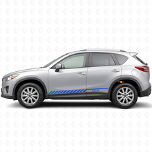 Strobe Racing Stripes Side Vinyl Decal Sticker for Mazda CX-5 2013-2018_2