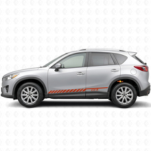 Strobe Racing Stripes Side Vinyl Decal Sticker for Mazda CX-5 2013-2018_4