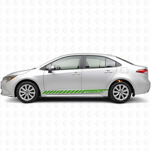 Racing Stripes Side Door Vinyl Decal Sticker for Toyota Corolla_3