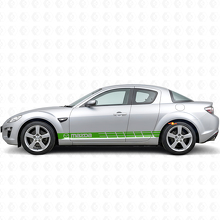 Racing Style Stripes Side Vinyl Decal Sticker for Mazda RX-8_3