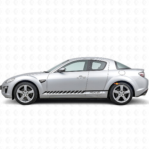 Racing Stripes Side Vinyl Decal Sticker for Mazda RX-8