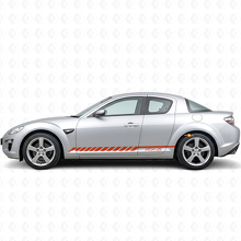 Racing Stripes Side Vinyl Decal Sticker for Mazda RX-8_4