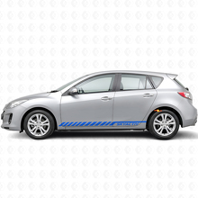 Skyactiv Lettering Stripes Side Vinyl Decal Sticker for Mazda Mazda3 2011-2013_2