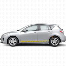 Skyactiv Lettering Stripes Side Vinyl Decal Sticker for Mazda Mazda3 2011-2013_5