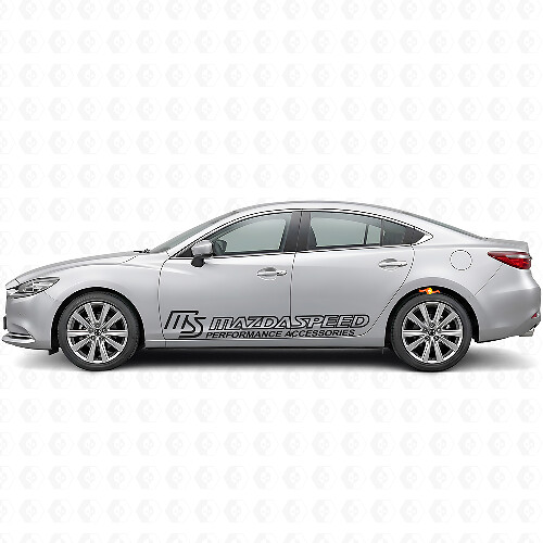 Mazdaspeed Performance Accessories Door Side Vinyl Decal Sticker for Mazda Mazda6