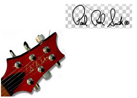 Paul Reed Smith Headstock Decal Sticker