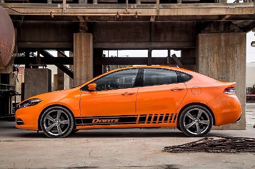 2X Multiple Color Graphics Dodge Darts Symbol Car Racing Vinyl Decal Sticker