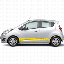 Branded Stripes Side Vinyl Decal Sticker for Chevrolet Spark_5