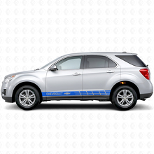 Chevy Logo Stripes Side Vinyl Decal Sticker for Chevrolet Equinox_2
