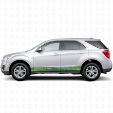 Chevy Logo Stripes Side Vinyl Decal Sticker for Chevrolet Equinox_3