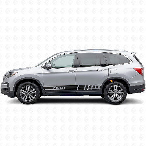 Branded Accent Stripes Side Vinyl Decal Sticker for Honda Pilot