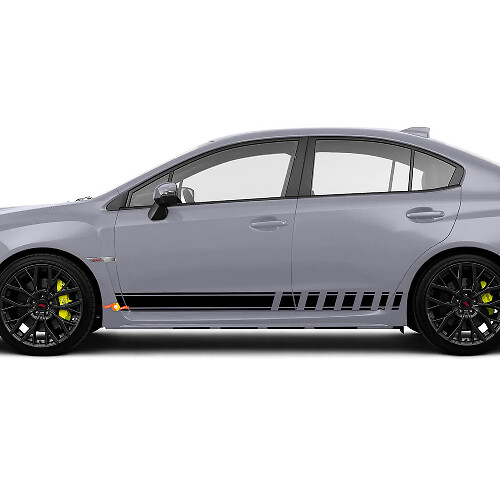 2X Multiple Color Graphics BRZ WRX IMPREZA Car Racing Vinyl Decal Sticker