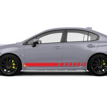 Racing Stripes Side Vinyl Decal Kit for Suba BRZ WRX Impreza_3