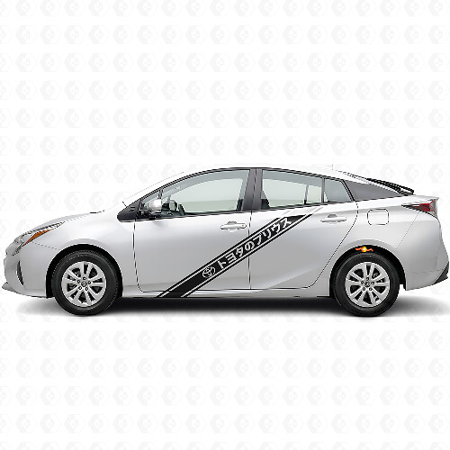 Japanese Style Stripes Side Vinyl Decal Sticker for Toyota Prius