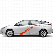 Japanese Style Stripes Side Vinyl Decal Sticker for Toyota Prius_4