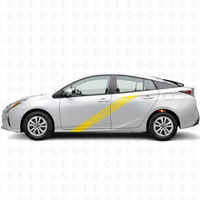 Japanese Style Stripes Side Vinyl Decal Sticker for Toyota Prius_5
