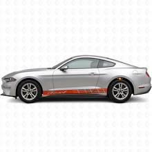 Racing Stripes with Custom Text Side Vinyl Decal Kit for Musclecar Shelby GT350 GT550_5