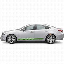 Zoom-Zoom Strobe Stripes Side Vinyl Decal Sticker for Mazda Mazda6_3