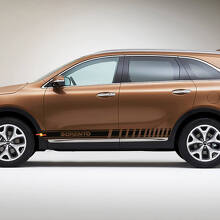 Side Racing Stripes Vinyl Decal Sticker fit to Kia Sorento
 3