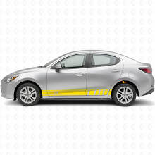 iA Side Racing Stripes Vinyl Decal Kit for Scion iA or Toyota Yaris iA_5