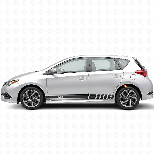 iM Symbol Stripes Side Vinyl Decal Kit for Toyota Scion Cars