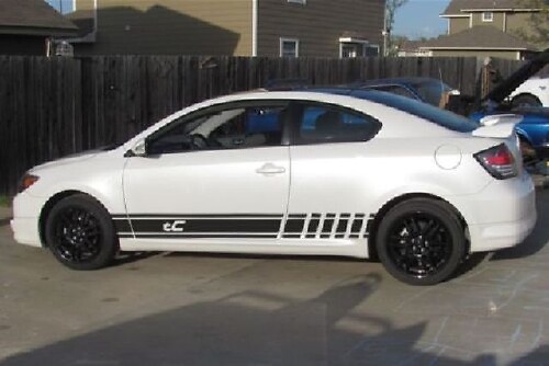 2X Multiple Color Graphics tC Symbol Car Racing Vinyl Decal Sticker