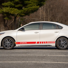 Side Racing Stripes Vinyl Decal Sticker fit to Kia Forte
 2