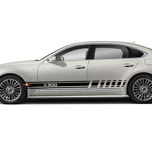 Side Racing Stripes Vinyl Decal Sticker fit to Kia K900
