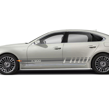 Side Racing Stripes Vinyl Decal Sticker fit to Kia K900
 3