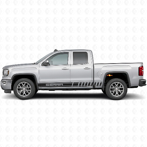 Accent Stripes Side Vinyl Decal Sticker for GMC Sierra