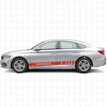 Branded Racing Stripes Side Vinyl Decal Sticker for Honda Accord_5