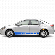 Branded Racing Stripes Side Vinyl Decal Sticker for Toyota Corolla_2