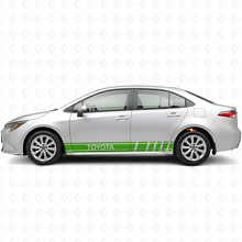 Branded Racing Stripes Side Vinyl Decal Sticker for Toyota Corolla_3