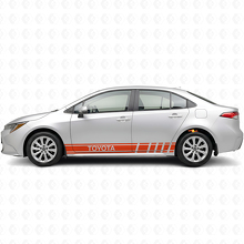 Branded Racing Stripes Side Vinyl Decal Sticker for Toyota Corolla_4