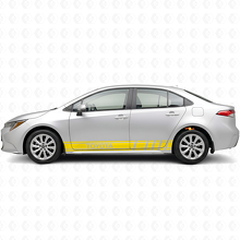 Branded Racing Stripes Side Vinyl Decal Sticker for Toyota Corolla_5