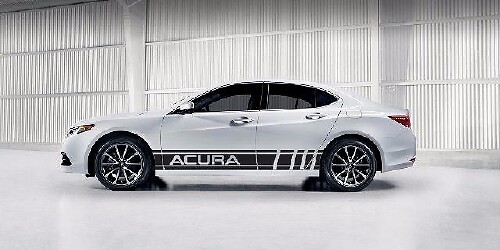 2X Multiple Color Graphic Acura ILX Acura TLX Acura RLX Car Racing Decal Sticker
